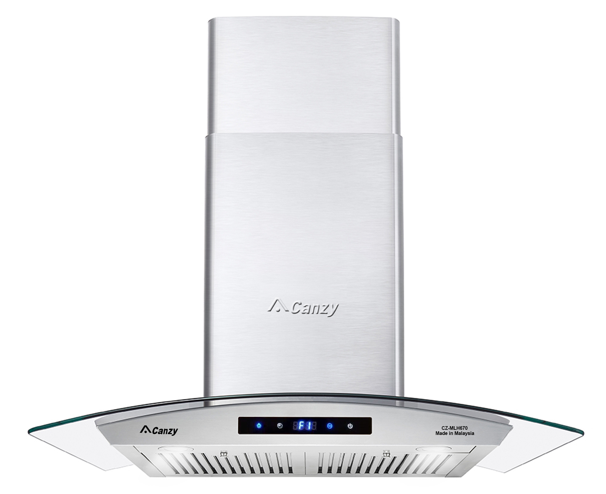 Máy hút mùi Canzy CZ-MLH670 - Công suất hút khỏe, động cơ turbin đôi