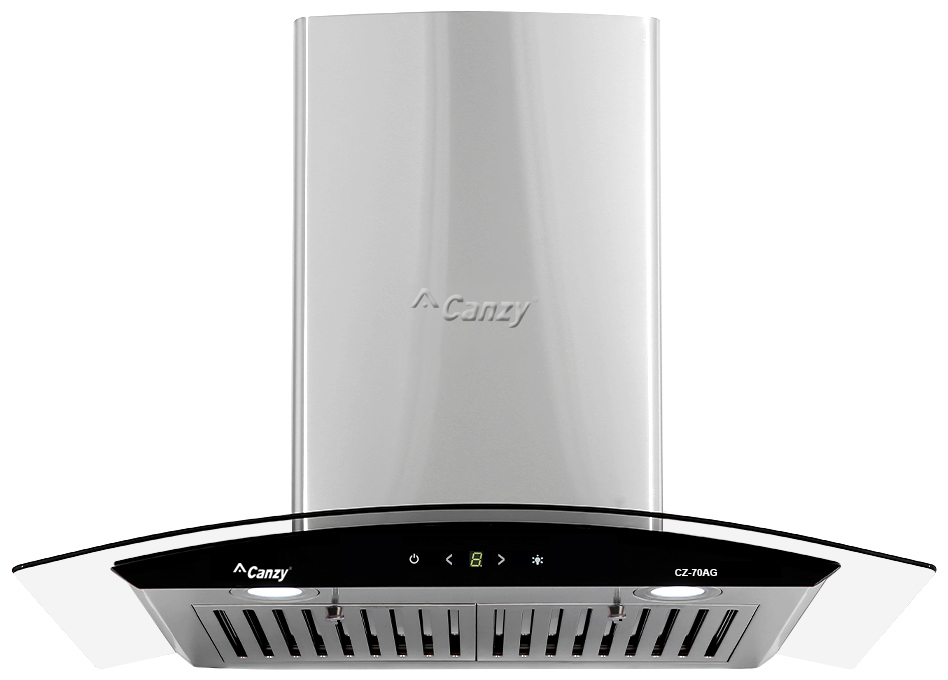 Máy hút mùi Canzy CZ-70AG sử dụng bảng điều khiển cảm ứng 3 tốc độ độ hút