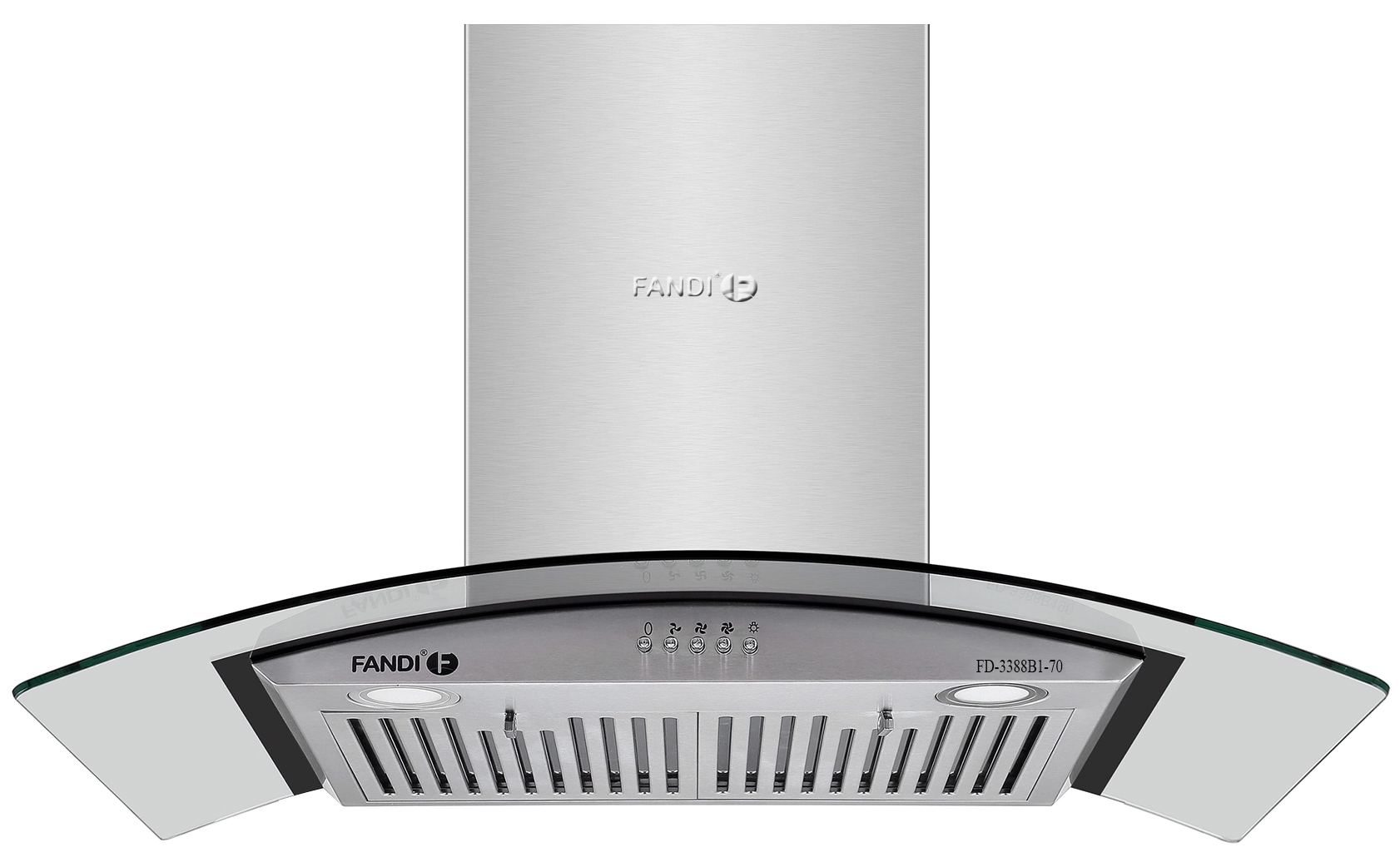 Công suất hút tối đa đến 1200m3/h hút sạch mùi thức ăn, tạo không khí sạch sẽ