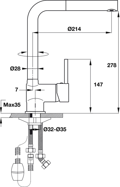 voi-hafele-granite-titus-ht-c280-570-51-280-1 Vòi rửa Hafele TITUS HT-C280 570.51.280