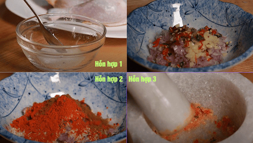 Pha nước sốt ướp gà