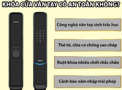 khóa cửa điện tử có an toàn không