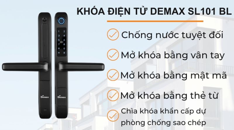 Tính năng của khóa điện tử Demax