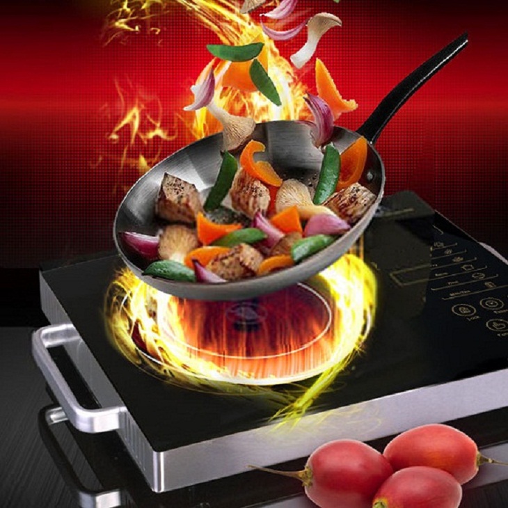 Lỗi E5 do bề mặt bếp hồng ngoại quá nóng