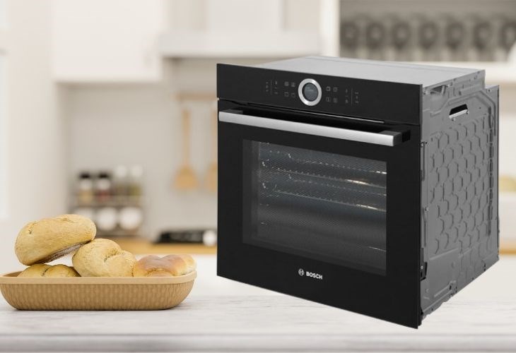 Lò nướng âm Bosch HBG634BB1B 71 lít hơi cồng kềnh khiến việc di chuyển khó khăn hơn