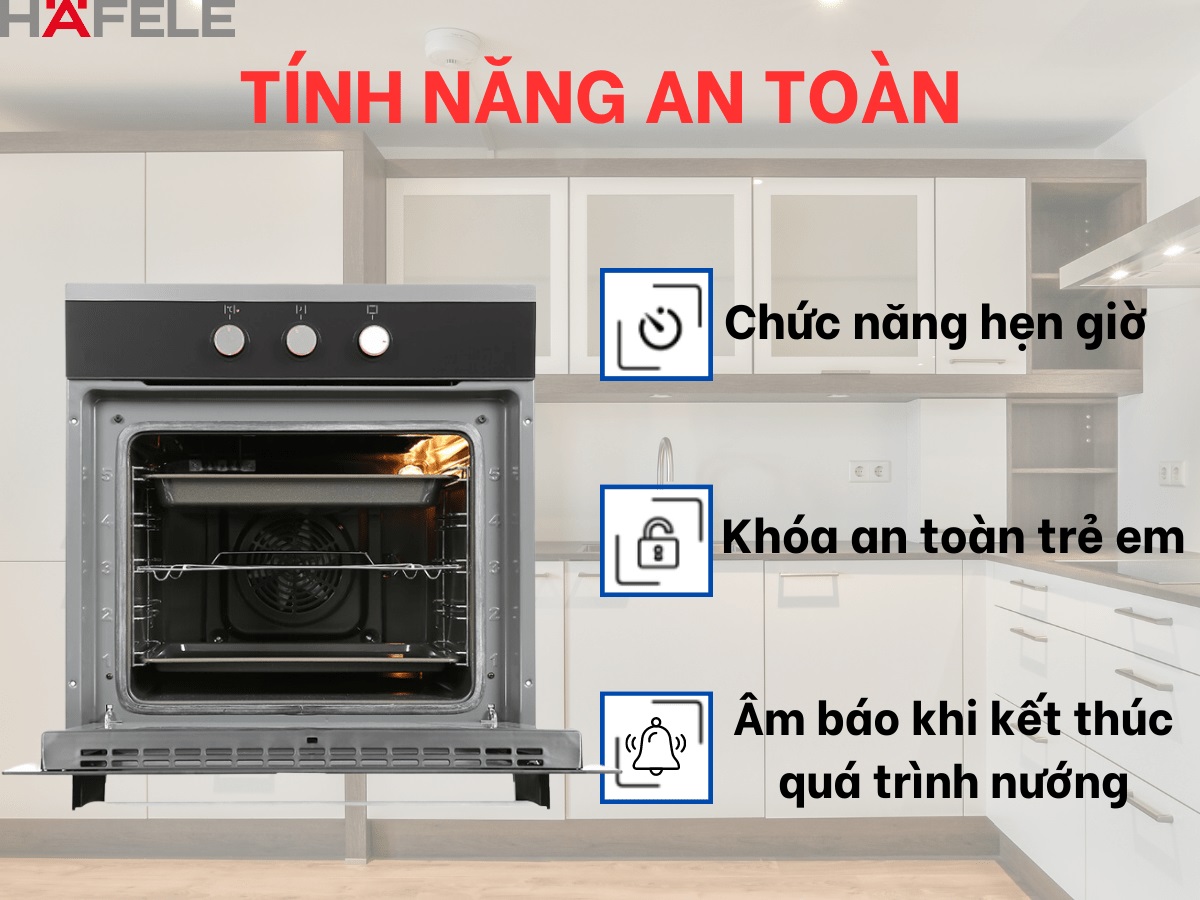 Tính năng của lò nướng Hafele