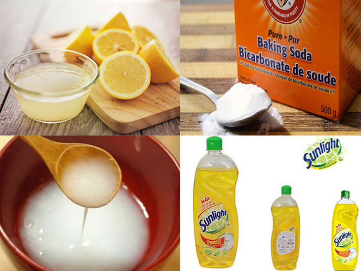 Sử dụng dung dịch tẩy rửa tự nhiên