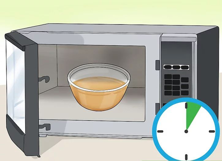 Hâm nóng lò trong 5 phút Hâm nóng lò trong 5 phút