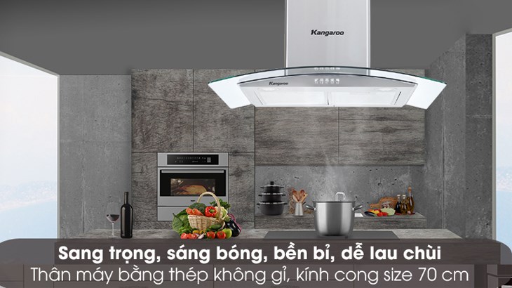 Tổng quan về máy hút mùi kính cong