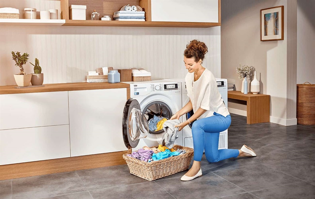 Đặt máy giặt nơi khô khoáng