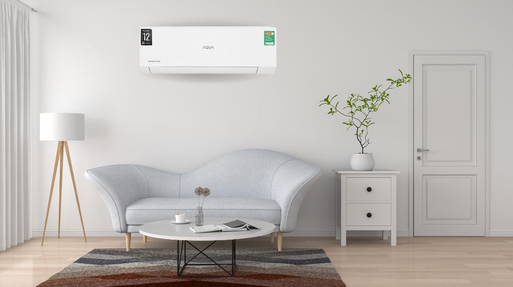 Máy lạnh Aqua Inverter 1.5 HP AQA-RV13QA3 nên được đặt ở vị trí giữa phòng để đảm bảo luồng khí lạnh được phân bổ đều khắp phòng