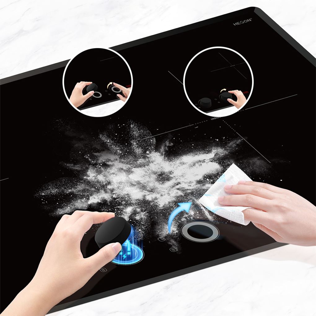 Bếp từ đôi Comfee có bảng điều khiển cảm ứng trượt và AI Knob thông minh