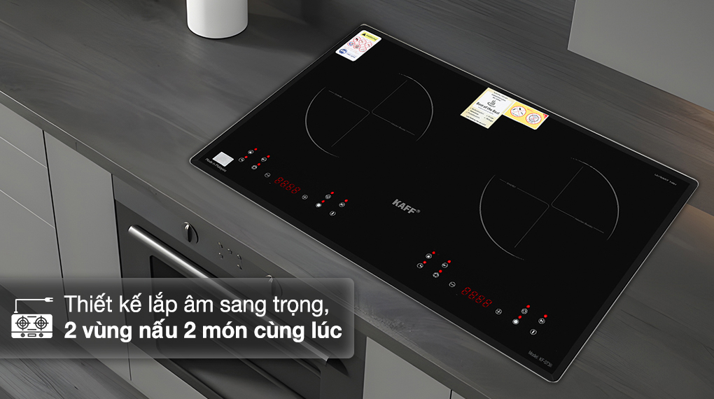 Bếp từ đôi lắp âm KAFF KF-073II - Thiết kế