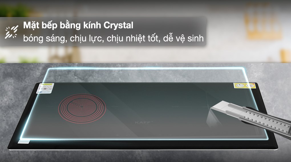 Bếp từ hồng ngoại lắp âm KAFF KF-FL105IC chịu lực tốt, dễ vệ sinh