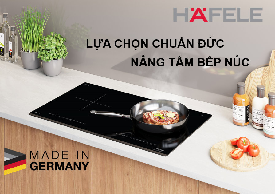 Bếp từ đôi lắp âm Hafele HC-I7325B chuẩn công nghệ Đức, mang lại vẻ sang trọng cho không gian bếp.
