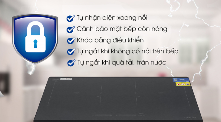 Bếp từ đôi lắp âm Kocher DIB4-888MI được bán tại Điện máy XANH với giá khoảng 15 triệu đồng (cập nhật ngày 01/08/2022)