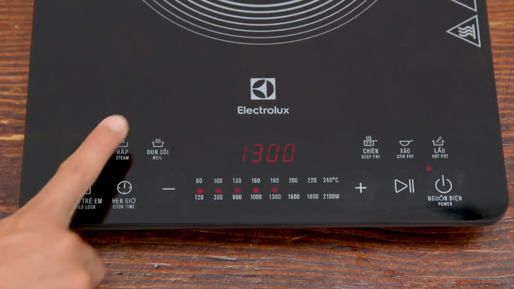 Chế độ hầm trên bếp điện từ