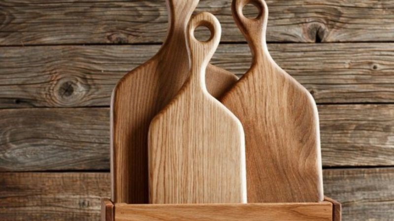 Bảo quản thớt gỗ ở nơi khô ráo, giúp tăng cường tuổi thọ của thớt