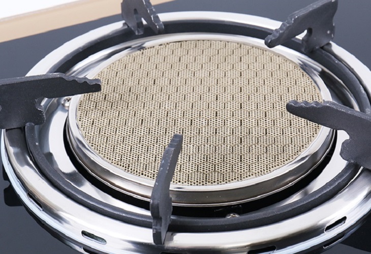 Bếp gas hồng ngoài sở hữu đầu đốt chất liệu Niken