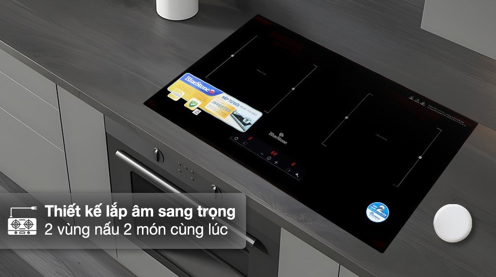 Bếp từ đôi lắp âm BlueStone ICB-6821