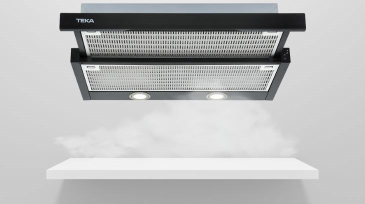 Máy hút mùi âm tủ Teka CNL 6415 BK được làm từ chất liệu hợp kim không gỉ nên dễ dàng vệ sinh