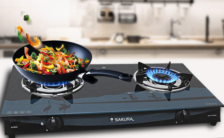 Mặt bếp thiết kế chịu lực, chịu nhiệt tốt, dễ dàng vệ sinh