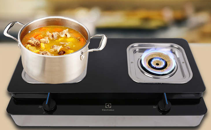 Bếp ga có khóa đánh lửa hiện đại sẽ không tự bật lửa được