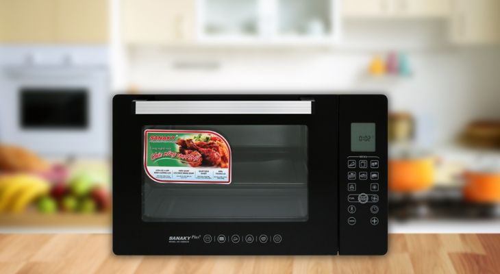 Lò Nướng điện tử Sanaky VH 5088N2D 50 lít với màn hình cảm ứng thông minh