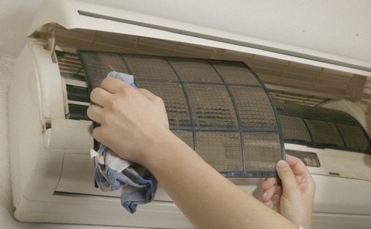 Lỗi CF là một cảnh báo về lưới lọc của dàn lạnh