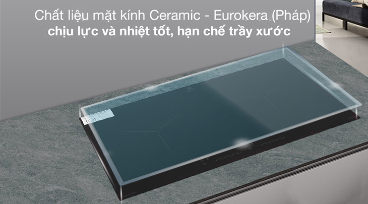 Mặt kính của bếp