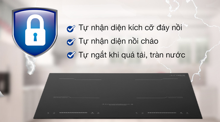 Bếp từ đôi Junger MK-22 được trang bị nhiều tiện ích đa dạng và hiện đại