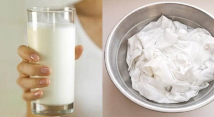 Sữa giúp đánh bay các vết ố vàng và giúp quần áo mềm mại hơn