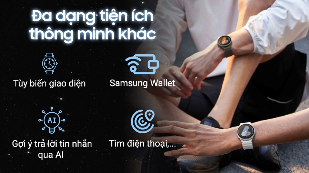 Đồng hồ thông minh Samsung Galaxy Watch7 44mm mang đến tiện ích tìm điện thoại