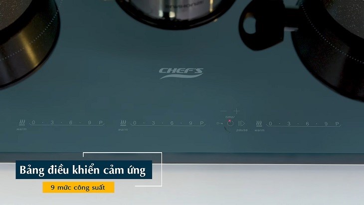 Đánh giá chi tiết Bếp từ 3 vùng nấu lắp âm Chef's EH - IH536