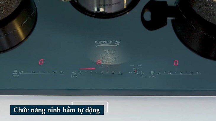 Đánh giá chi tiết Bếp từ 3 vùng nấu lắp âm Chef's EH - IH536
