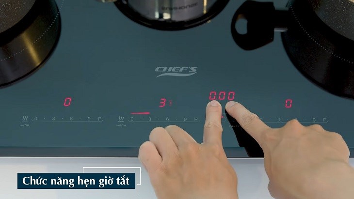Đánh giá chi tiết Bếp từ 3 vùng nấu lắp âm Chef's EH - IH536