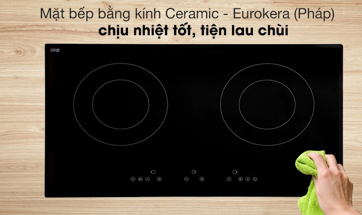 Bếp hồng ngoại đôi lắp âm Modena BC 1721 L