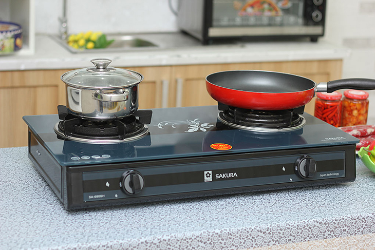 Bếp ga đôi Sakura SA-690GH