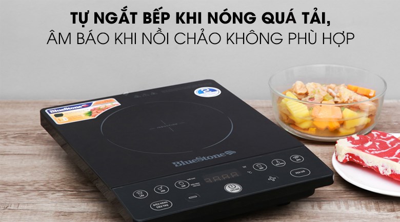 Bếp từ BlueStone ICB-6609 với chế độ tự động ngắt khi quá nhiệt vừa bảo vệ cho bếp từ, vừa giữ an toàn cho người sử dụng