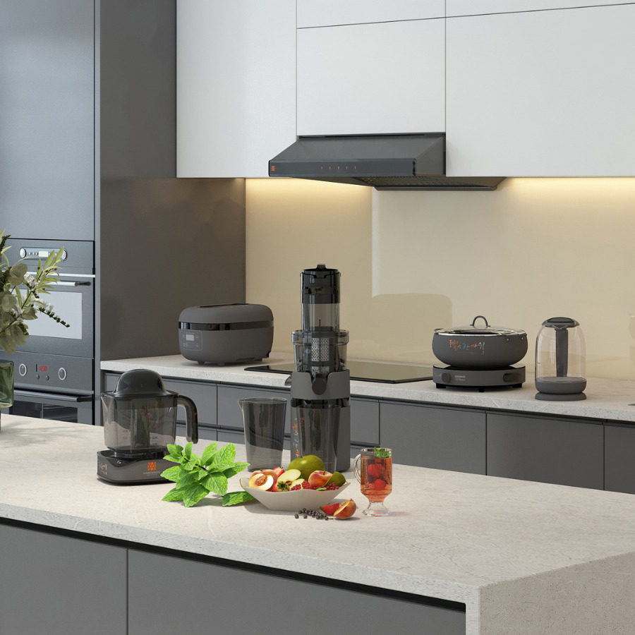 Máy ép chậm Hawonkoo SJH-002-GR ép khỏe, êm ái, an toàn, dễ vệ sinh, phù hợp lối sống lành mạnh Máy ép chậm Hawonkoo SJH-002-GR ép khỏe, êm ái, an toàn, dễ vệ sinh, phù hợp lối sống lành mạnh