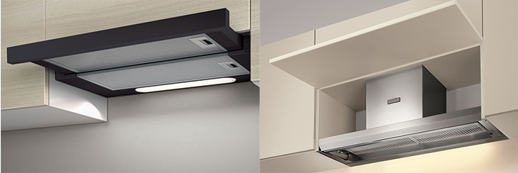 Kiểu dáng máy hút mùi nhỏ gọn, tối ưu không gian Kiểu dáng máy hút mùi nhỏ gọn, tối ưu không gian