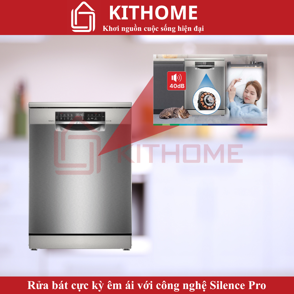 Vận hành êm ái với công nghệ Silence Pro & Chương trình im lặng theo yêu cầu