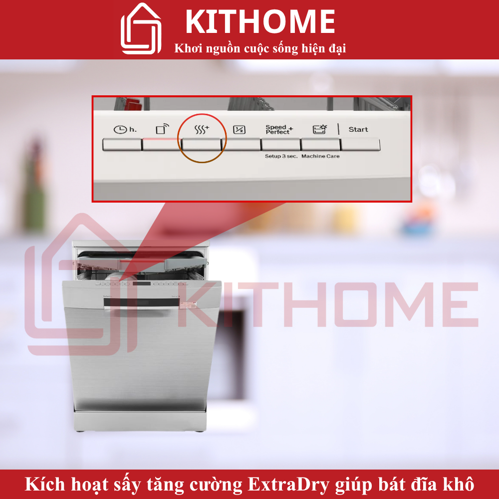 ExtraDry – Sấy Tăng Cường Cho Bát Đĩa Siêu Khô