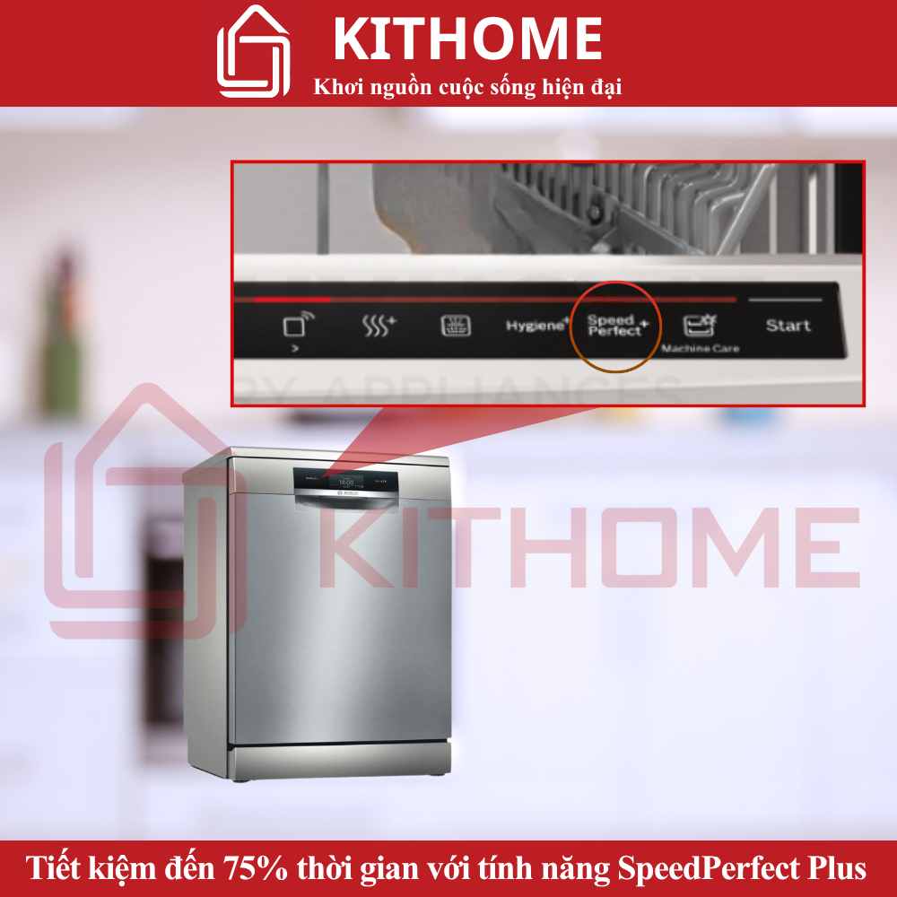 SpeedPerfect Plus – rút ngắn thời gian rửa nhưng vẫn sạch