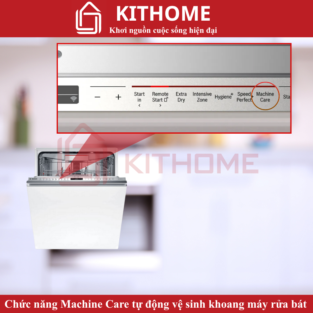 Chức năng Machine Care – tự động vệ sinh khoang máy, duy trì hiệu suất tối ưu