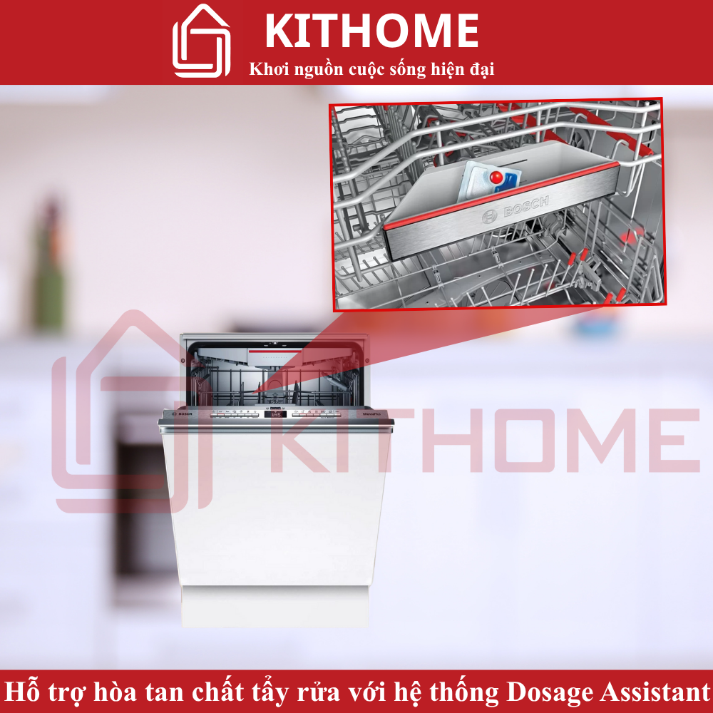 Dosage Assistant – hỗ trợ hòa tan viên rửa hiệu quả