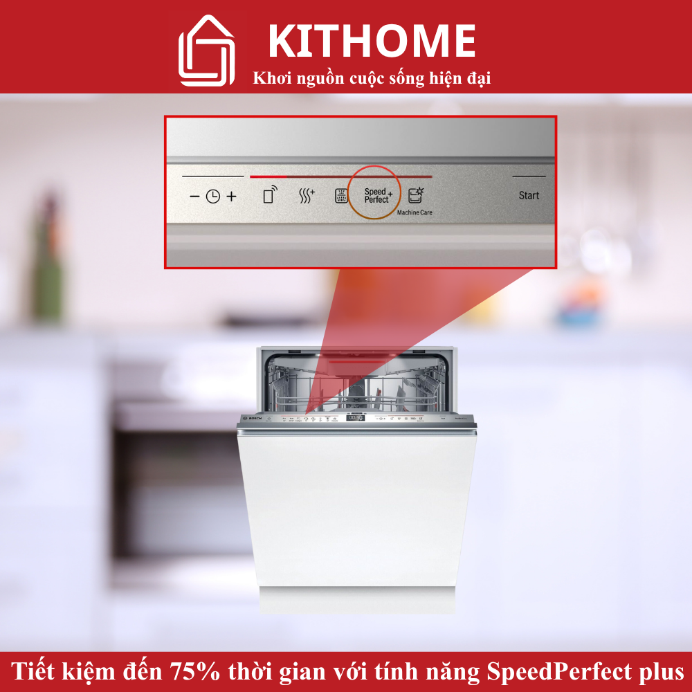 SpeedPerfect Plus – rửa nhanh hơn, vẫn sạch như thường