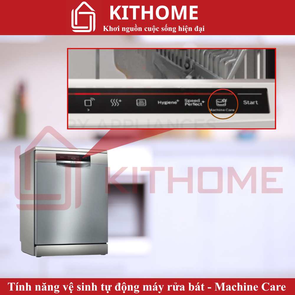 Tính năng vệ sinh tự động máy rửa bát - Machine Care