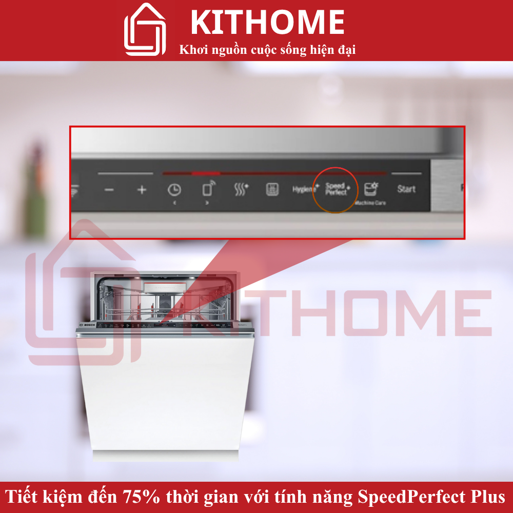 SpeedPerfect Plus – rút ngắn đến 75% thời gian rửa