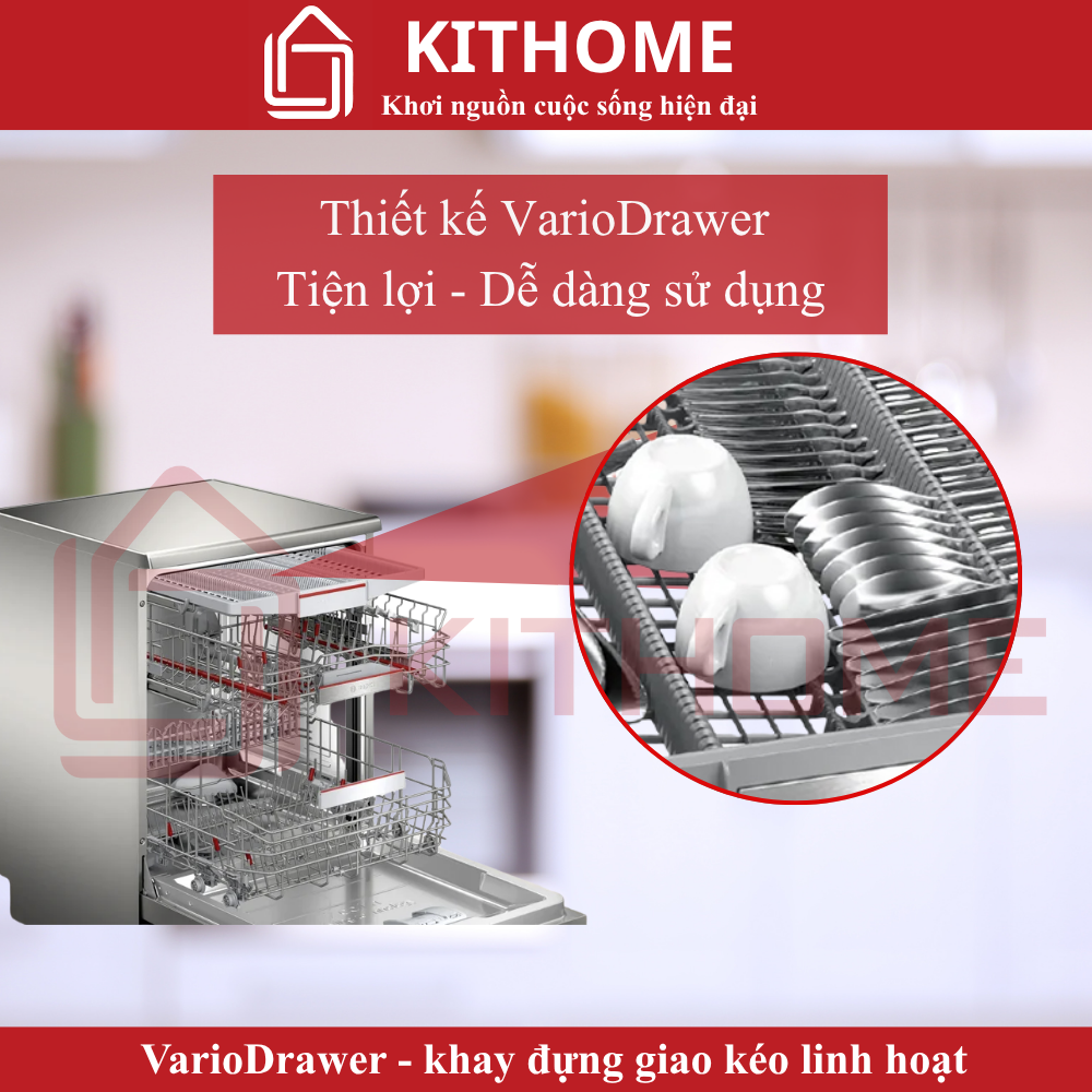 VarioDrawer – Khay dao kéo linh hoạt